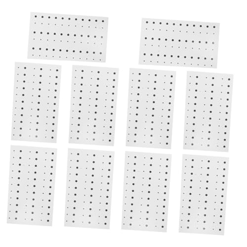 FRCOLOR 10 Blatt Realistische Schönheitsflecken Aufkleber für Gesicht Makeup Temporäre Tattoos für Hautfreundliche Dekorationen für Halloween und Partys von FRCOLOR