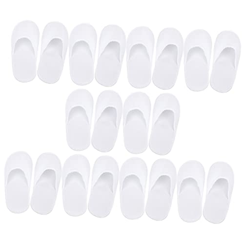 FRCOLOR 10paare Disposable Hotel Slippers Für Gäste Rutschfeste Einweg-hausschuhe Für Männer Und Aus Weichem Bequemem Material Für Hotels Spas Und Zuhause von FRCOLOR