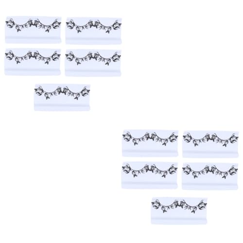FRCOLOR 10 Paar falsche Wimpern lange Papierwimpern Weihnachtswimpern Wimpern aus Papier Wimpern schneiden aus Papier FRCOLOR 10 Paar falsche Wimpern lange Papierwimpern Weihnachtswimpern Wimpern aus Papier Wimpern schneiden aus Papier von FRCOLOR