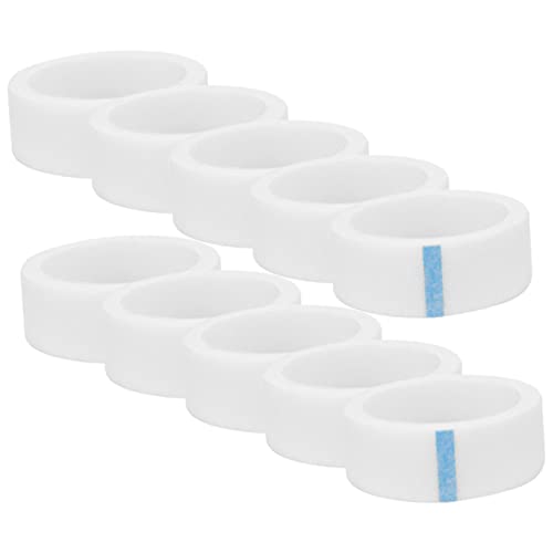 FRCOLOR 10 Rollen Isolationsvlies Kosmetisches Klebeband Lidband Atmungsaktives Gewebeband Kleidungsband Hautband Stoffband Papier Schminkband Für Die Augen Beauty-tape Wimper Lidschatten von FRCOLOR