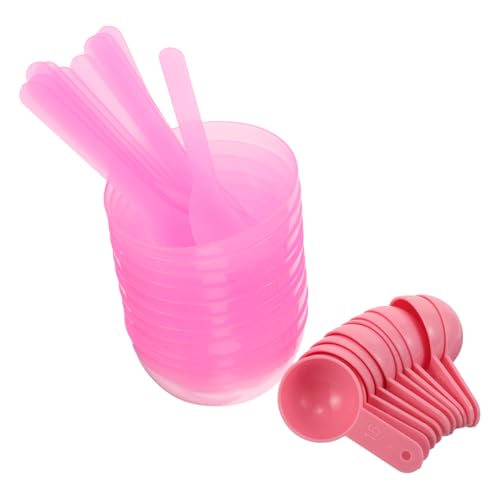 FRCOLOR 10 Sätze Teiliges Set Rührschüsseln aus Kunststoff mit Spatel und Löffel Kompakte DIY Skincare Tools für Einfache Anwendung Vielseitig für Zuhause und Reisen Geeignet von FRCOLOR