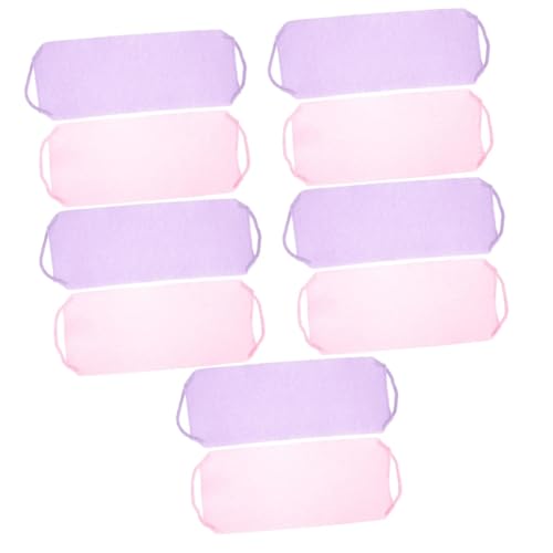 FRCOLOR 10 Stk Badetuch Reibestreifen Seifenwäscher Bad Rückenschrubber exfoliating towel badeschlappen Handtücher Handtuch Rückenschrubber für die Dusche schäumende Maschen Körper von FRCOLOR