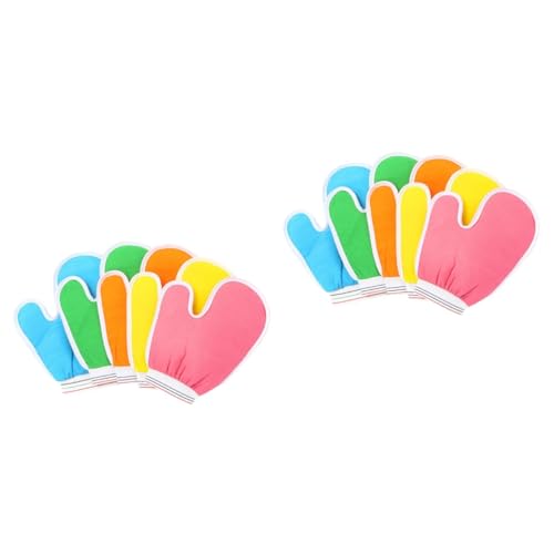 FRCOLOR 10 Stk Duschhandschuhe Luffa-wäscher Körperwäscher-handschuh Badehandschuhe Peeling-handschuhe Für Den Körper Dusch-waschhandschuhe Handpeeling Männer Und Frauen Verdicken Badetuch von FRCOLOR