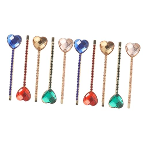 FRCOLOR 2 Sets Wunderschöne Haarnadeln Mit Strasssteinen Dekorative U-förmige Haarspangen Für Damen Elegante Haar-accessoires Für Mädchen 5 Stück * 2 von FRCOLOR