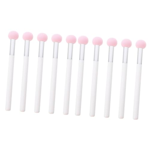 FRCOLOR 10 Stk Kleine kopf bürste Schminkschwämme für Puderquaste Puffschwamm Make-up Pinsel Lidschatten Kissenpuff Make-up-Applikatorschwamm Luftkissen Schwammkopf Concealer Stiftung von FRCOLOR