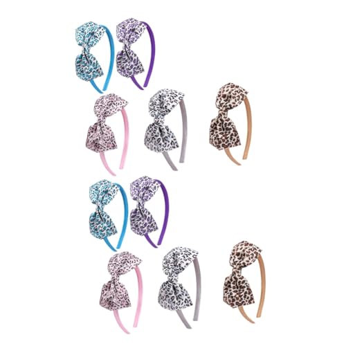 FRCOLOR 10 Stk Weihnachtshaarschleife Stirnband Schleife Haarreifen Schleife Stirnbänder Glitzernde Schleifen-stirnbänder Haarbänder Für Damenhaar Haarschmuck Pailletten Mädchen Kind von FRCOLOR