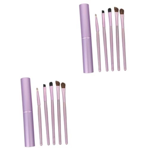 FRCOLOR 10 Stk Lidschattenpinsel aus Rosshaar Make-up Pinsel Schminkpinsel für Damenanzüge Augenpinsel für Make-up Make-up-Lidschatten-Tool bilden Lidschatten Pinsel Wischpinsel Fräulein von FRCOLOR