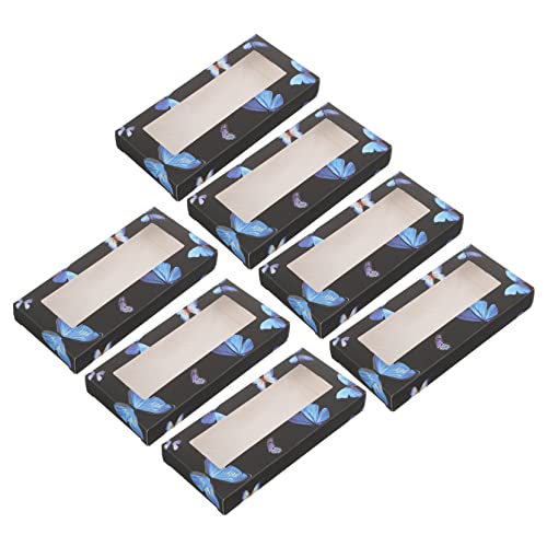 FRCOLOR 10 Stk Papierbox Zur Wimpernaufbewahrung Wimpernbehälter Aus Papier Make-up-display-behälter Wimpernhalter-etui Etikett Wimpernetui Verpackung Randbereich Abs Plastik von FRCOLOR
