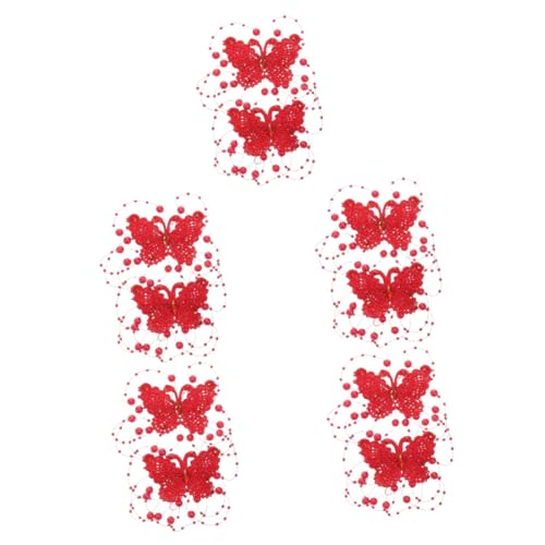 FRCOLOR 5 Sets Schmetterlings-haarnadel-spitzenclip Für Mädchen Snap-haarnadel-haarclip Für Mädchen Für Geburtstagsfeiern 2 Stück * 5 von FRCOLOR