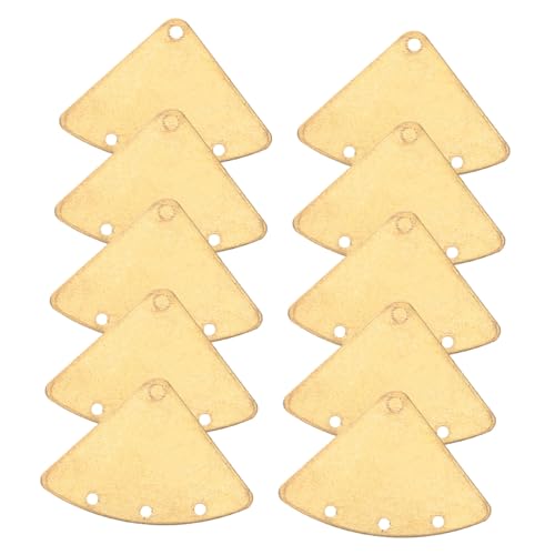 FRCOLOR 10stücke Fächerförmige Dreieck-anhänger Kupfer Schmuckanhänger Für Diy Halskette Ohrring Tropfen Charm Armband Zubehörteil Schmuckherstellung FRCOLOR 10stücke Fächerförmige Dreieck-anhänger Kupfer Schmuckanhänger Für Diy Halskette Ohrring Tropfen Charm Armband Zubehörteil Schmuckherstellung von FRCOLOR