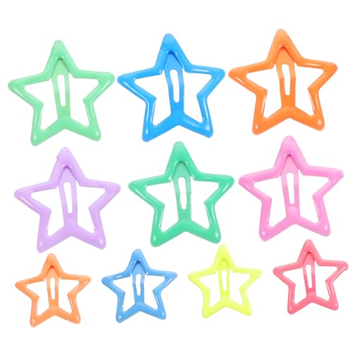 FRCOLOR 10 Stück Haarnadel-kopfbedeckung Für Stern Stifte Haarschmuck Für Babys Bunt Klein Haarklammern Styling Schnappen Rechnung Clips Zinke Stirnbänder Zubehör Metall FRCOLOR 10 Stück Haarnadel-kopfbedeckung Für Stern Stifte Haarschmuck Für Babys Bunt Klein Haarklammern Styling Schnappen Rechnung Clips Zinke Stirnbänder Zubehör Metall von FRCOLOR