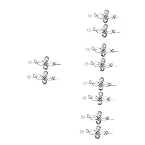 FRCOLOR 10 Stück Haarspange Lange Haarnadel Retro Haarspange Vintage Haarstab Hohle Dutt Clips Schiebenadel Mit Stab Haarstab Haarspangen Diamant Ohrstecker Für Damen von FRCOLOR