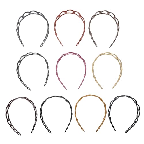 FRCOLOR 10stücke Retro Ketten-haarreifen Für Damen Haarschmuck Für Verschiedene Anlässe Chic Und Elegant Für Alltag Partys Und Mehr von FRCOLOR