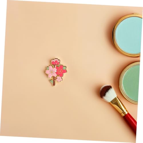 FRCOLOR 10 Stück Kirschblüten Broschen aus Emaille Niedliche Cartoon Anstecknadeln aus Langlebiger Dekorative Frühlingsteile für Frauenkleidung Taschen und Accessoires von FRCOLOR