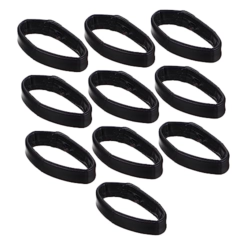 FRCOLOR 10 Stück Ringgurt sehen Gürtelschlaufe beobachten Band betrachten Ersatz Uhrenarmbänder Männer Austausch von Uhrenarmbändern Uhrenzubehör Black von FRCOLOR