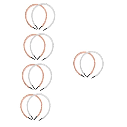FRCOLOR 10 Stück Stirnband Haarspangen Für Mädchen Und Frauen Haar Accessoires Strass Kopfbedeckung Party Haarbänder Mädchen Haargummis Haar Accessoires Hoop Kopfband Haar von FRCOLOR