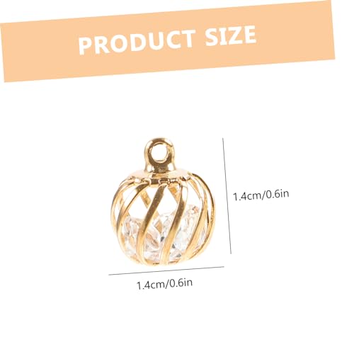 FRCOLOR 10 Stück Teiliges Laternen Anhänger Perlen für Ohrring Charms Armband Schmuckherstellung DIY Kreative Schmuckperlen Zubehör für Halsketten Armbänder Designs von FRCOLOR