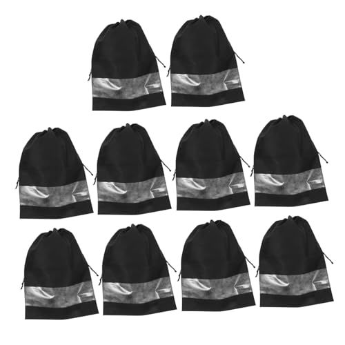FRCOLOR 10 Stück Teiliges Reise schuhbeutel Vliesstoff mit Zugbandverschluss Staubdicht Vielseitig für Damen und Herren zur Ordentlichen Aufbewahrung von Schuhen Reisen und Zuhause von FRCOLOR