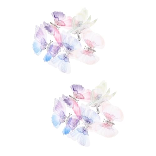 FRCOLOR 2 Sets Haarspangen Für Mädchen Schmetterlings-haarspange Kinder-haarspangen Für Mädchen Haarspangen Für Frauen 5 Stück * 2 von FRCOLOR