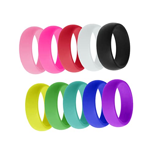 FRCOLOR 10 Stücke Silikon Ring Ringe Die Ring Silikon Ehering FRCOLOR 10 Stücke Silikon Ring Ringe Die Ring Silikon Ehering von FRCOLOR