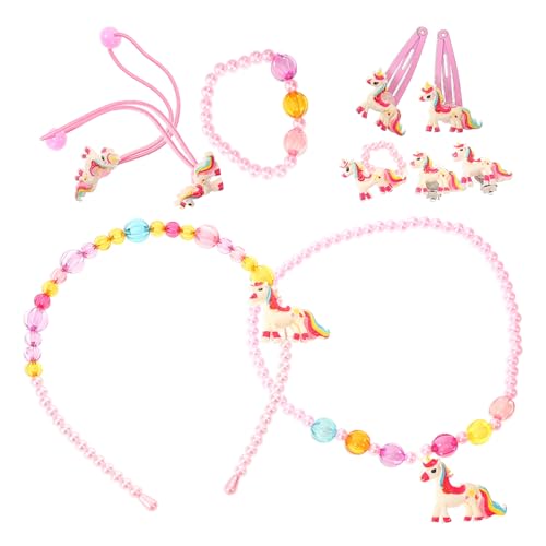 FRCOLOR Schmuckset Für Kleine Mädchen Kinderschmuck Mit Halskette Verspieltes Design Aus Robust Und Angenehm Zu Tragen Als Für Kleinkinder von FRCOLOR