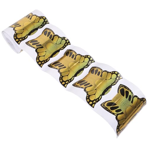 FRCOLOR Nagelverlängerungs-schablonen-aufkleber-set 100 Stück Nagelkunst-anleitungsaufkleber Für Den Einsatz Im Heimsalon von FRCOLOR