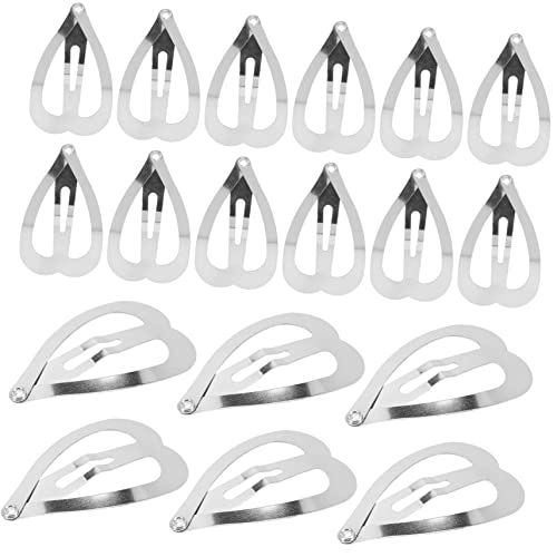 FRCOLOR 100 Stck. Liebe Haarnadel Herzspangen Haarspangen für Mädchen Haardekoration für Frauen Griff Dekorative Haarclip modische Haarspangen Kohlenstoffstahl Silver von FRCOLOR