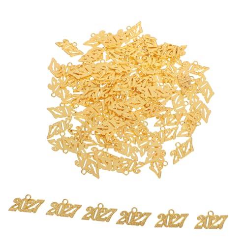 FRCOLOR 100 Stück Anhänger Goldfarbene Quasten Charms für Schmuckherstellung DIY Armbänder Halsketten Schlüsselanhänger Abschlussfeier Dekorationen Langlebig Modisch Vielseitig FRCOLOR 100 Stück Anhänger Goldfarbene Quasten Charms für Schmuckherstellung DIY Armbänder Halsketten Schlüsselanhänger Abschlussfeier Dekorationen Langlebig Modisch Vielseitig von FRCOLOR