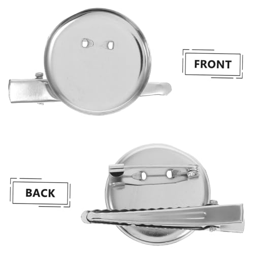 FRCOLOR 100 Stück Broschen Basis mit Clip Runde Broschenscheiben für DIY Schmuckherstellung Broschen Lünette für Bastelarbeiten und Handwerk FRCOLOR 100 Stück Broschen Basis mit Clip Runde Broschenscheiben für DIY Schmuckherstellung Broschen Lünette für Bastelarbeiten und Handwerk von FRCOLOR