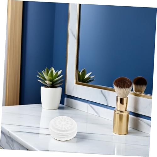 FRCOLOR 100 Stück Einweg Wimpernkleber Halter Blütenform Wimpernkleber Palette Lash Extension Organizer für Professionelles Management Ergonomisch Leicht und Tragbar von FRCOLOR