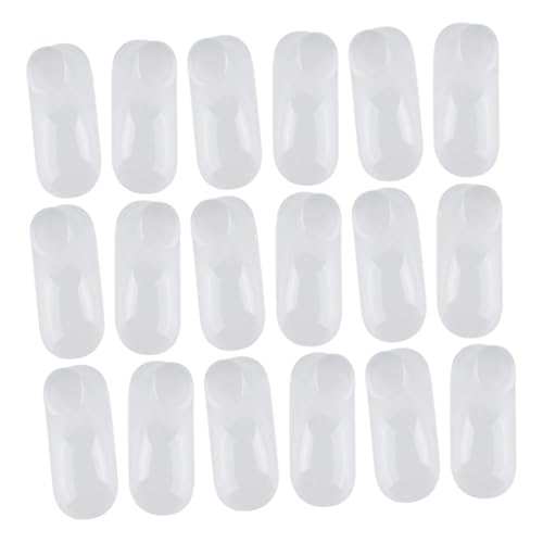 FRCOLOR 100 Stück Füße Schuhmodelle Transparent Kunststoff Schuhhalter Schuhform für Babyschuhe Schuhspanner Flexibel Langlebig für Jungen Mädchen von FRCOLOR