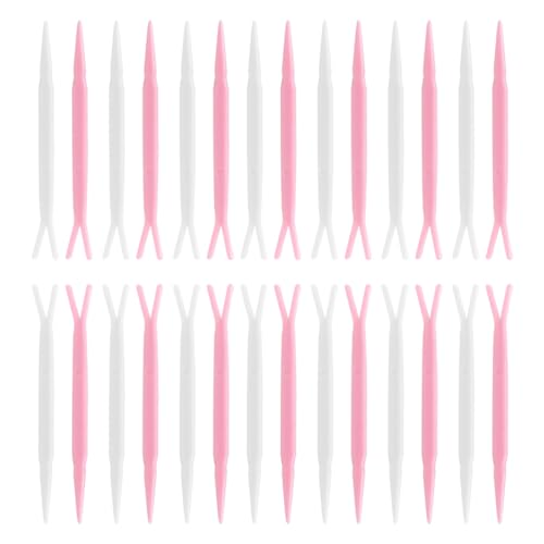 FRCOLOR 100stücke Kosmetische y Gabel Augenlid Applikator Make-up Werkzeug Doppel Falten Tool Leicht Und Langlebig Für Langzeitgebrauch von FRCOLOR