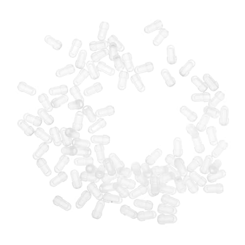 FRCOLOR 100 Stück Ohrstecker Schutzkappen Transparente Hypoallergene Abdeckungen für Empfindliche für Ohrpiercings und Ohrringe für Alltag und Heilungsprozess von FRCOLOR