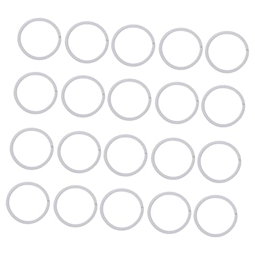 FRCOLOR 100stücke Elastische Haargummis Damen Haarbands Pferdeschwanzhalter Elastische Gummibänder Für Mitteldickes Dickes Haar von FRCOLOR