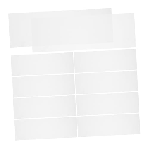 FRCOLOR 100 Stücke Blätter Oder Haar Packpapier Haarfärbepapier Papier Wrap Für Haare Weiß Pe Dauerwelle Papiere von FRCOLOR
