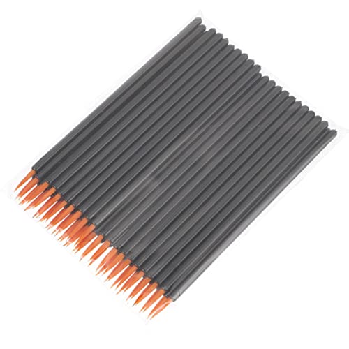 FRCOLOR 100st Einweg-eyeliner-pinsel Lockenwickler Lidschattenband Wimperntusche Make-up Pinsel Maschine Make-up-reinigungsbalsam Gel Gesicht Tücher Entferner Mikro Maske Black Kunstfaser von FRCOLOR