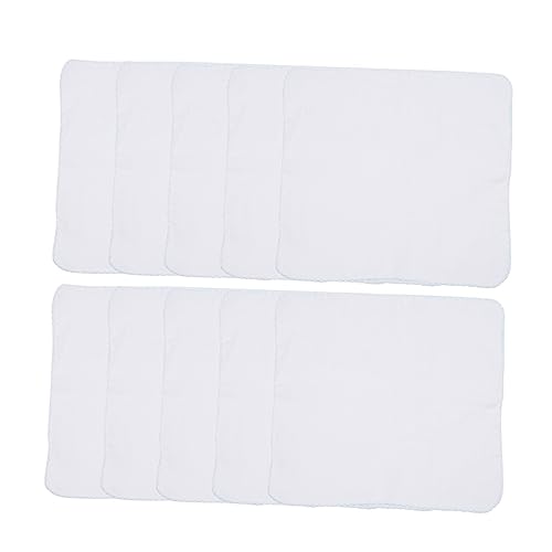 FRCOLOR Badetuch 10er-pack Stilltücher Aus Baumwolle Weiche Speicheltücher Baby- Taschentuchbesatz Make-up-entferner von FRCOLOR