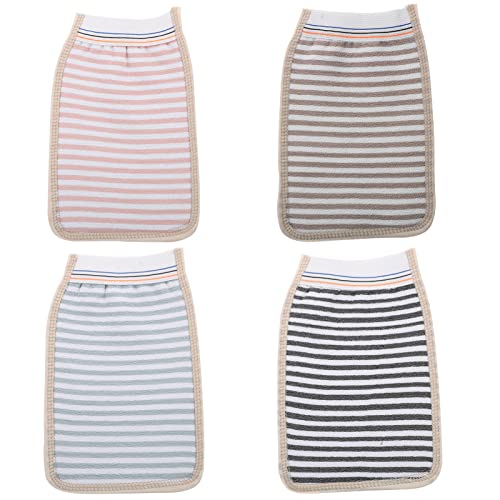 FRCOLOR 10St Badetuch duschstoß Badehandschuhe zum Duschen wischt Duschhandschuh Feuchttücher für Erwachsene wellness handtuch exfoliating glove Badezubehör Zurück schrubben Pflanzenfasern von FRCOLOR