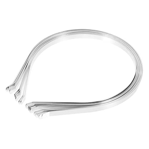 FRCOLOR 10st Metallstirnband Für Männer Stirnbänder Für Männer Metal Hair Band Zum Basteln Stirnband Aus Stahl Haarkamm Diy Stirnbänder Für Jugendliche Damen Haarband Leer Braut Material von FRCOLOR