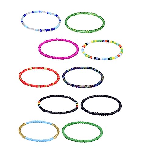 FRCOLOR 10stücke Knöchel Kette Böhmisch Stil Fußketten Fuß Schmuck Sommer Knöchel Accessoires von FRCOLOR