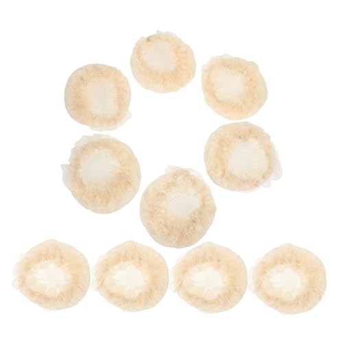 FRCOLOR 10stücke Elastische Netze Für Haarknoten Für Mädchen Ballett Spitzenbesatz Haarnetze Tanz Zubehör Haarabdeckungen Für Damenhaar Netze Für Balletttänzerinnen von FRCOLOR