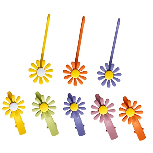 FRCOLOR 10st Minimalistische Bobby Pins Blumenklammern Haarspangen Für Die Braut Haarspange Gänseblümchen Haarspangen Für Mädchen Hochzeitsdeko Kleines Gänseblümchen Klemme Bankett von FRCOLOR