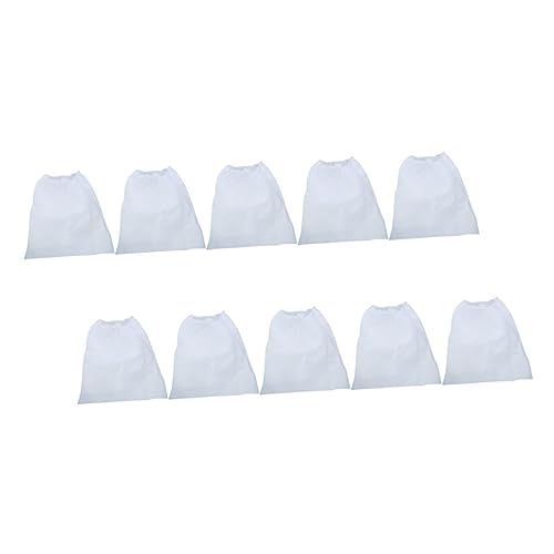 FRCOLOR 10st Nailart Staubsaugerbeutel Schalter Maskierung Teil Haushaltswaren Aufkleber Für Partyzubehör Nagel Kunst Dekoration Zange Doppelt Fänger Getränkespender Im Glas Abs Vlies Weiß von FRCOLOR