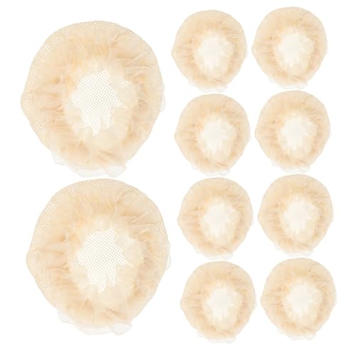 FRCOLOR 10stücke Elastische Haarnetze Für Dutt Abdeckungen Ballett Tanz Haarschmuck Für Mädchen Haar Pflege Netze Für Dutt Styling von FRCOLOR