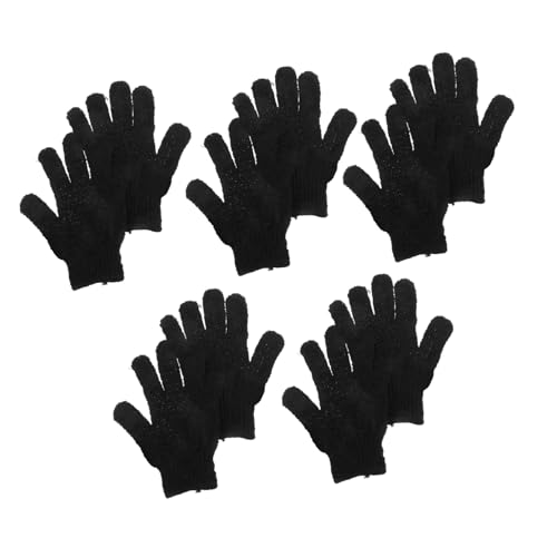 FRCOLOR 10stücke Körperpeeling-handschuhe Zum Peeling Dusche Badehandschuhe Peeling-körperwaschhandschuh Tiefenpeeling-handschuhe Körperpeeling-handschuh Für Männer Und Frauen Maschinenwas von FRCOLOR