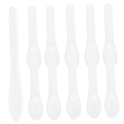 FRCOLOR 10stücke Kosmetik Creme Spatel Aus Kunststoff Beauty Gesichtscreme Löffel Multifunktionslöffel Für Puder Und Masken Kleiner Scoop Für Hautpflege Und Make-up von FRCOLOR
