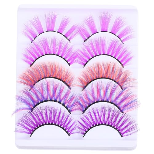 FRCOLOR 10stücke Pack Falsche Wimpern Künstliche Wimpern Wimpernverlängerung Für Frauen Make-up Mit Natürlicher Für Abendveranstaltungen von FRCOLOR