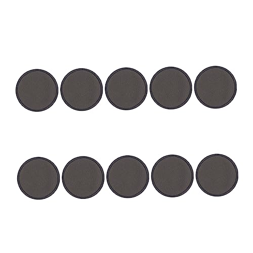 FRCOLOR 10stücke Puderquaste Reinigungspads Make-up Entferner Pads Abschminkpad Gesichtsreinigungspad Kosmetikartikel Aus Bambuskohle Waschbar Wiederverwendbar Schlichtes Design Für von FRCOLOR