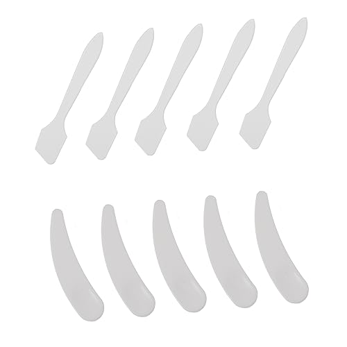 FRCOLOR 10stücke Teiliges Kosmetik-spatel Transparente Gesichtscreme-löffel Zum Auftragen Von Cremes Hautpflege Und Make-up Für -beauty-anwendungen Und Reisen von FRCOLOR