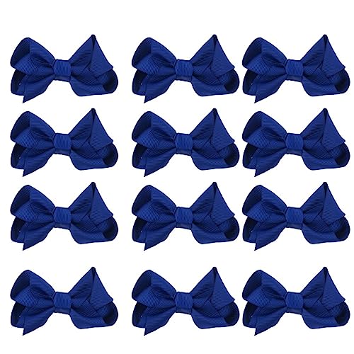 FRCOLOR 12st Haarspangen Mit Schleifen Schleife Haarnadel Haarschleifen Für Mädchen Bowknot-haarnadeln Französische Haarspangen Kleine Haarschleifen Schleifenhaar 3d Stirnband Rutschfest von FRCOLOR